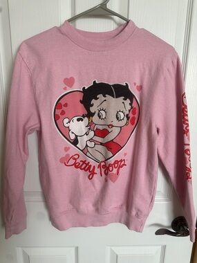 Betty Boop Pink Crewneck
